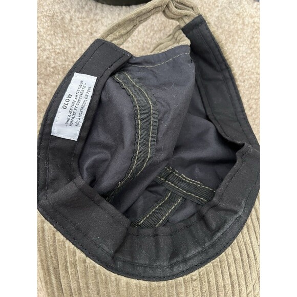 Olow Montreal Forest Green Corduroy Cotton Adjustable Newsboy Russian Cap - Picture 3 of 4